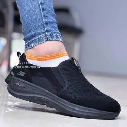 کفش اسپرت کتونی اسکیچرز مردانه مشکی